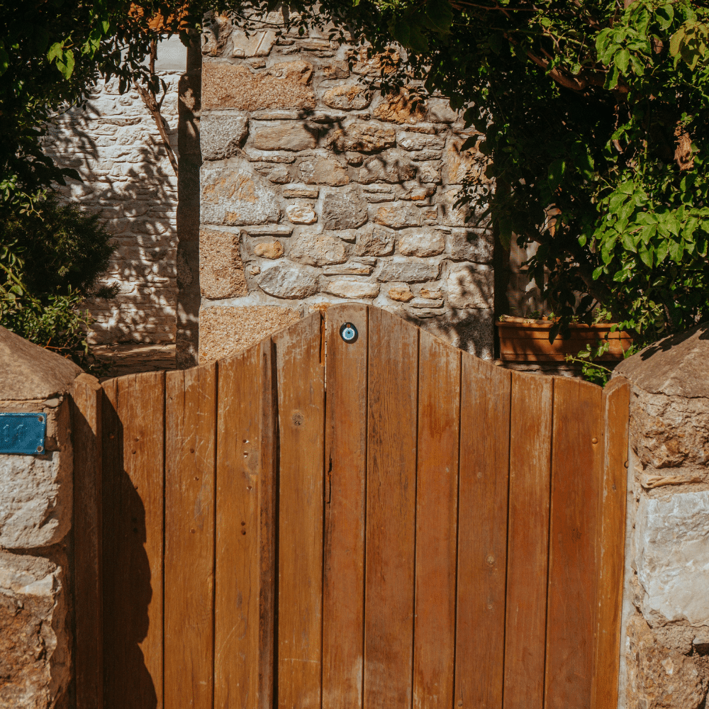 Older Walk Gate in a Texas backyard