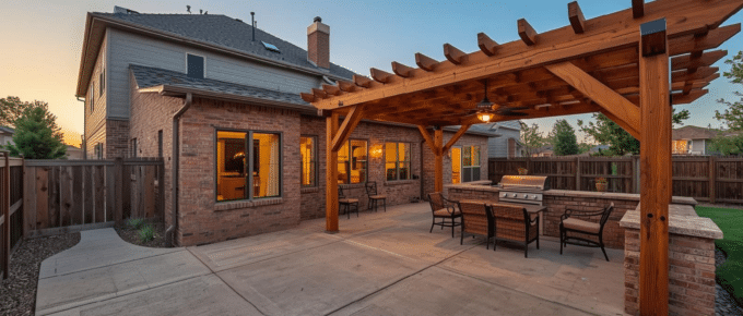 Patio and pergola installation in DFW